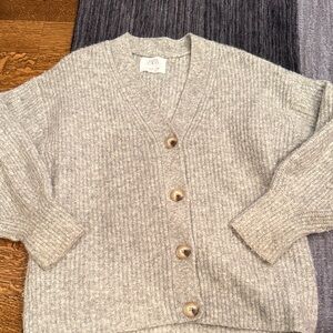 Zara Light Gray Girl’s Cardigan